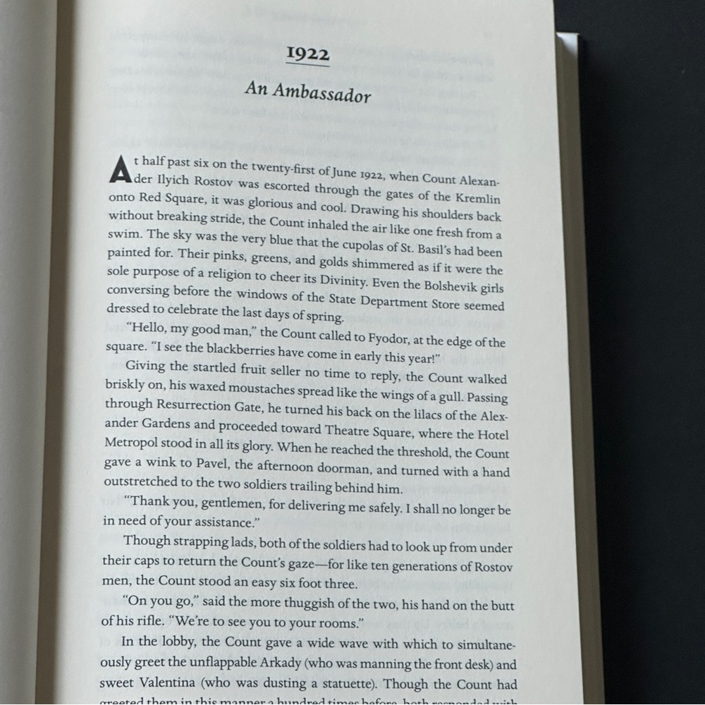 A Gentleman in Moscow by Amor Towels | Historical Fiction | Hardcover Book - Picture 9 of 9